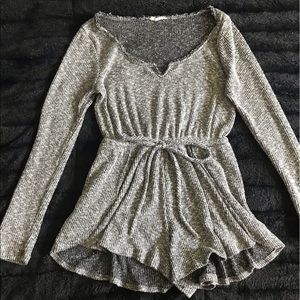 Comfy Gray Romper
